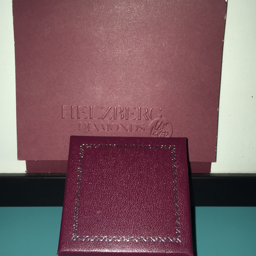 December Birthstone Pendant w/ White Sapphire